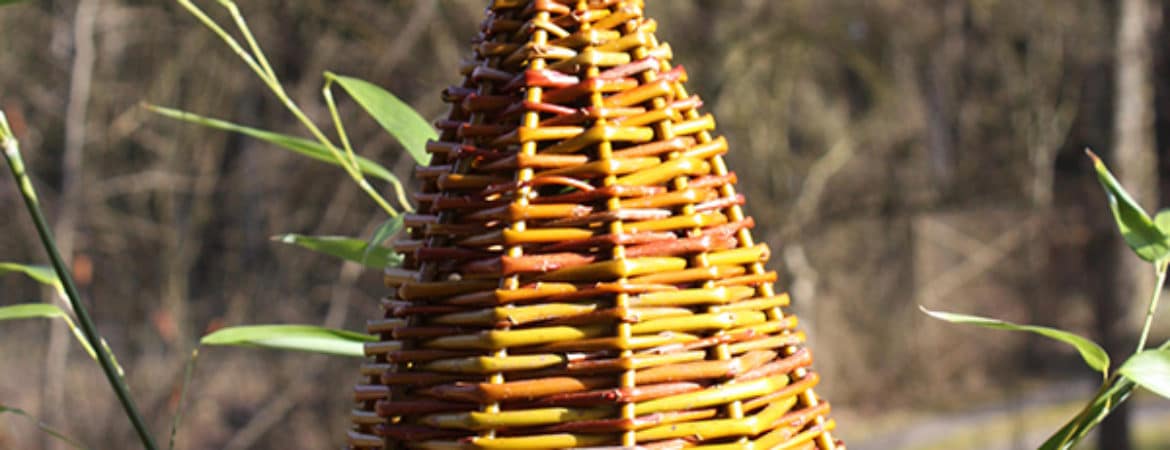 „Futterpagode“ aus dem gleichnamigen Workshop im Handwerksmuseum Deggendorf